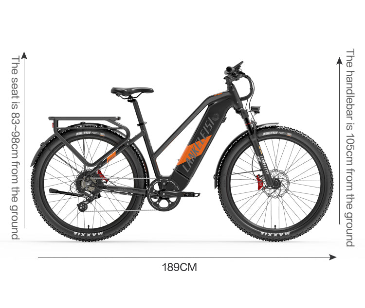 (Pre-sale)Lankeleisi MX600PRO 500W Motor 27.5" Tire 20Ah Battery City Electric Bike
