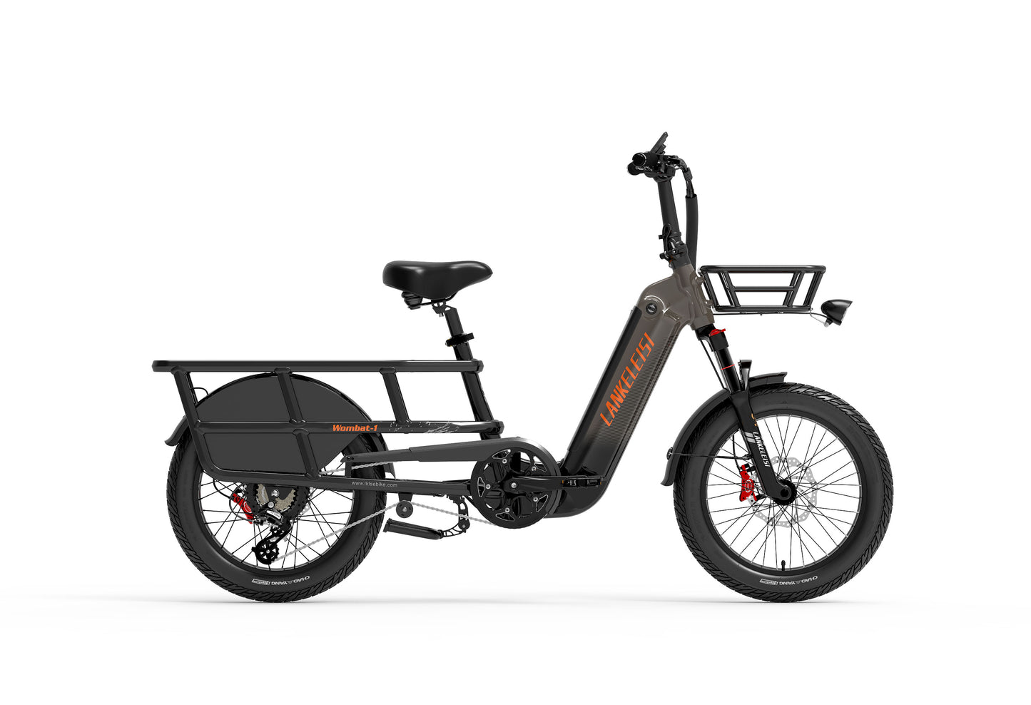 (USA Stock)Lankeleisi Wombat-1 Can Carry Children 48V 20AH SAMSUNG Battery 1000W City Ebike