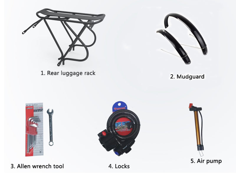 (Pre-sale)Lankeleisi XT750 Sports Version-white/yellow——48V 12.8Ah 500W Single Motor Ebike