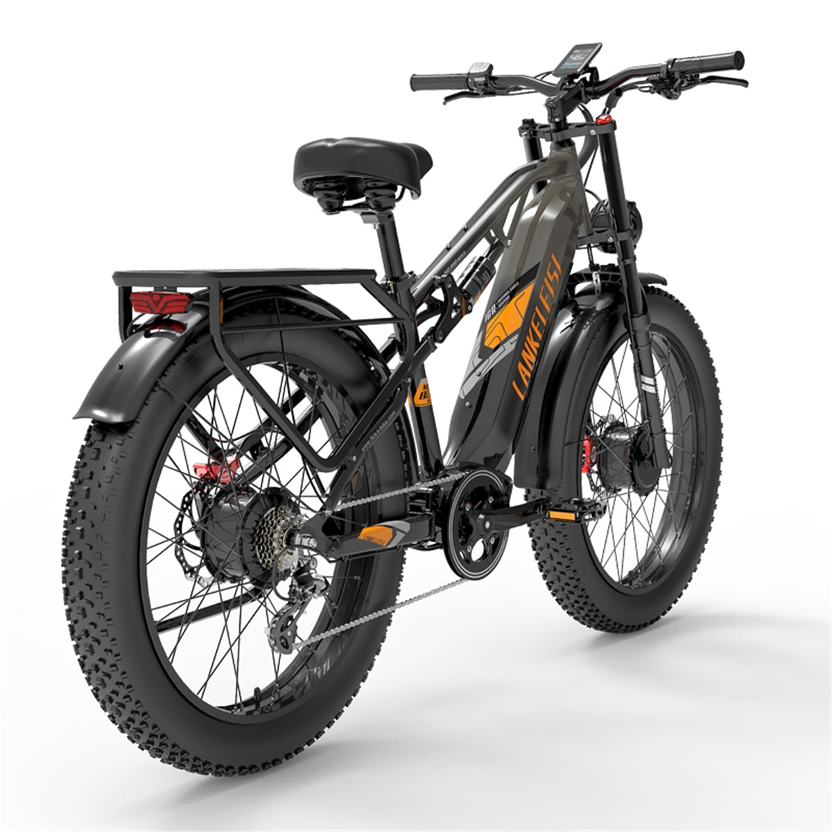 (EU Stock)LANKELEISI MG800Max 2000W Dual Motor 26″ Fat Tires All Terrain Electric Bike