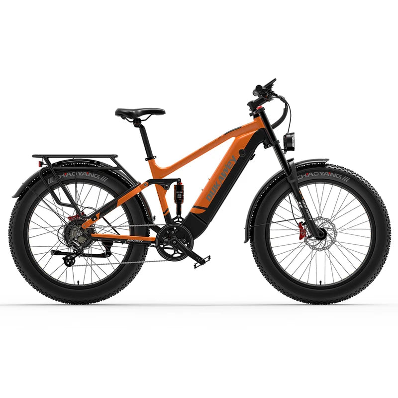 (EU Stock) DUKAWEY Silvertip8 Fat Tire Electric Bike 1000W 52V20Ah Samsung Cells Hydraulic Brake Off Road Ebike