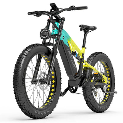 (EU Stock) LANKELEISI RV800PLUS Fat Tire Electric Bike 750W Brushless Motor 48V 20Ah Samsung Cell Battery 26*4.0 Off Road E-Bike Hydraulic Brake
