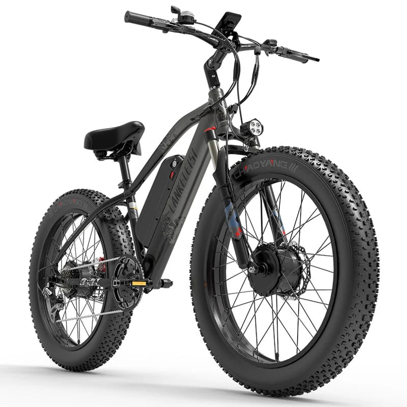 (EU Stock) LANKELEISI MG740PLUS Off-Road Ebike 2000W Brushless Motor 48V 20Ah Samsung Battery 26*4.0 Fat Tire Hydraulic Brake Electric Bike