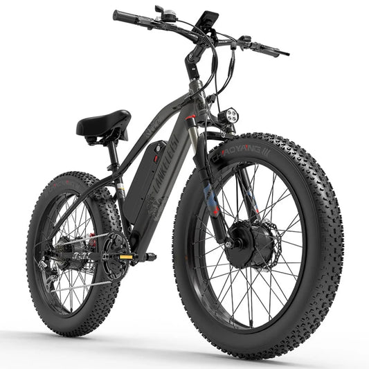 (EU Stock) LANKELEISI MG740PLUS Off-Road Ebike 2000W Brushless Motor 48V 20Ah Samsung Battery 26*4.0 Fat Tire Hydraulic Brake Electric Bike