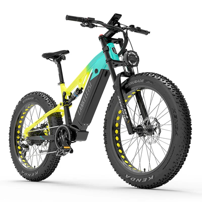 (EU Stock) LANKELEISI RV800PLUS Fat Tire Electric Bike 750W Brushless Motor 48V 20Ah Samsung Cell Battery 26*4.0 Off Road E-Bike Hydraulic Brake
