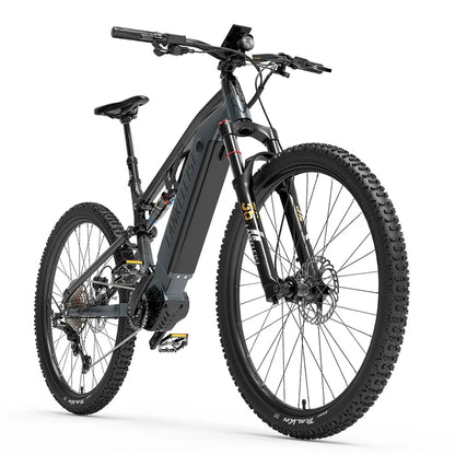 LANKELEISI GT800 Mid Drive Electric Mountain Bike 500W Bafang Motor 48V20Ah Samsung Battery 29 Inch Hydraulic Brake E-Bike