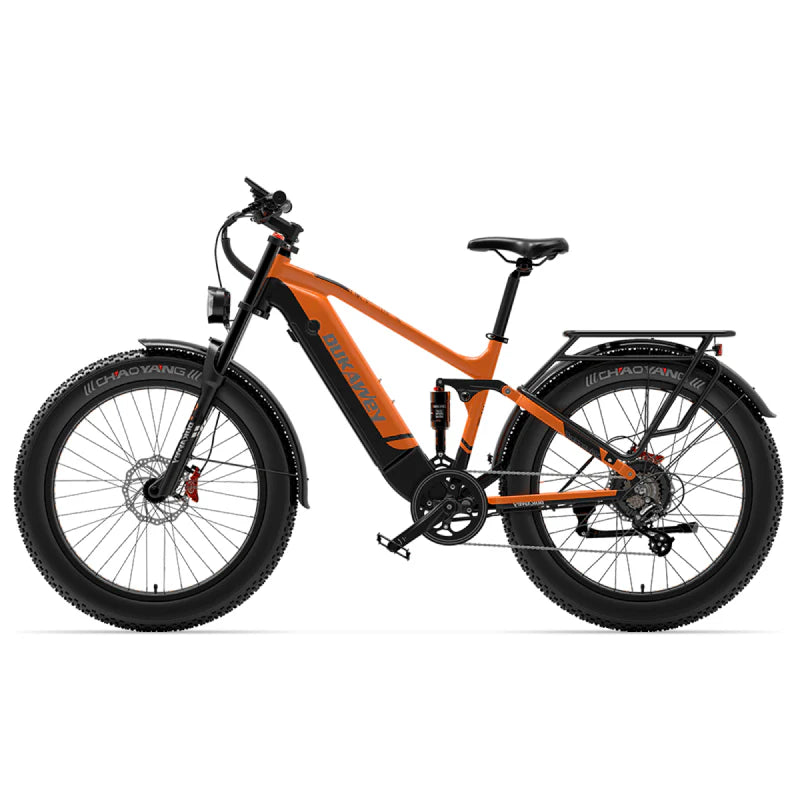(EU Stock) DUKAWEY Silvertip8 Fat Tire Electric Bike 1000W 52V20Ah Samsung Cells Hydraulic Brake Off Road Ebike