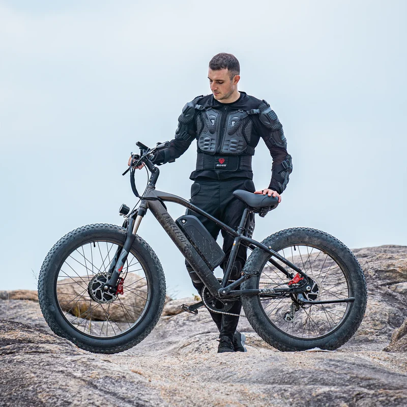 (EU Stock) LANKELEISI MG740PLUS Off-Road Ebike 2000W Brushless Motor 48V 20Ah Samsung Battery 26*4.0 Fat Tire Hydraulic Brake Electric Bike
