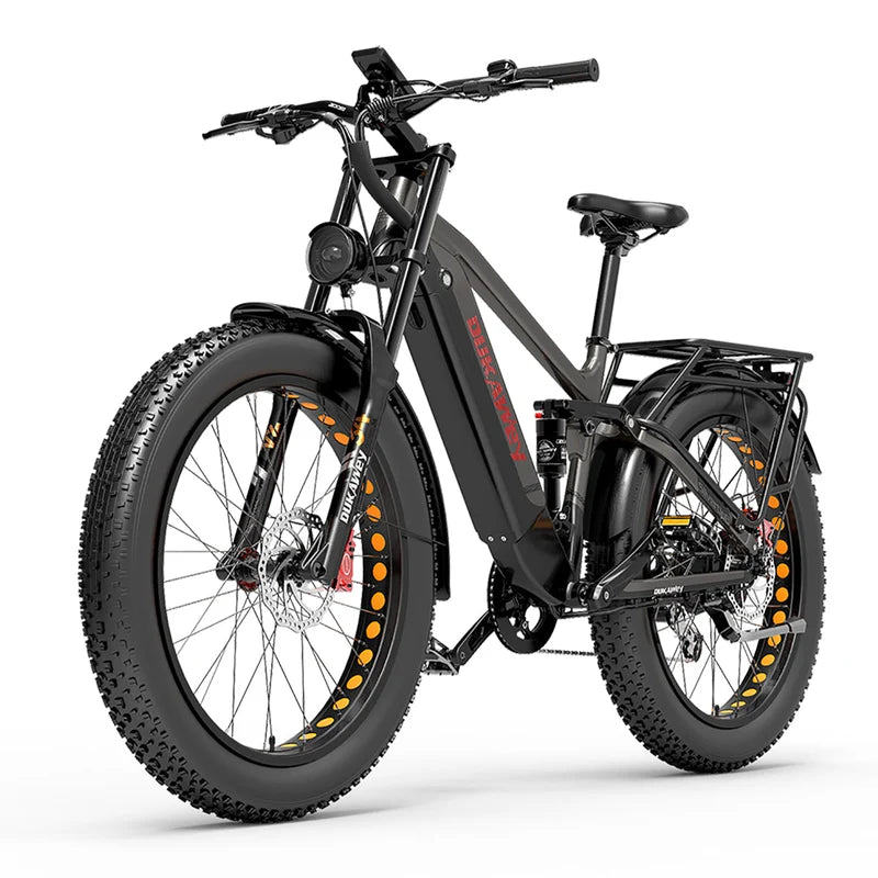 (EU Stock) DUKAWEY Silvertip8 Fat Tire Electric Bike 1000W 52V20Ah Samsung Cells Hydraulic Brake Off Road Ebike