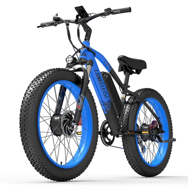 (EU Stock) LANKELEISI MG740PLUS Off-Road Ebike 2000W Brushless Motor 48V 20Ah Samsung Battery 26*4.0 Fat Tire Hydraulic Brake Electric Bike