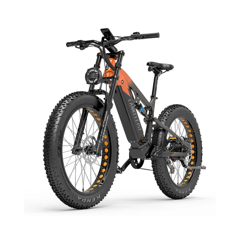(EU Stock) LANKELEISI RV800PLUS Fat Tire Electric Bike 750W Brushless Motor 48V 20Ah Samsung Cell Battery 26*4.0 Off Road E-Bike Hydraulic Brake